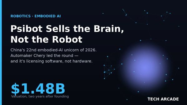 🔥 Psibot Sells the Brain, Not the Robot — and Chery Just Valued It at $1.48 Billion