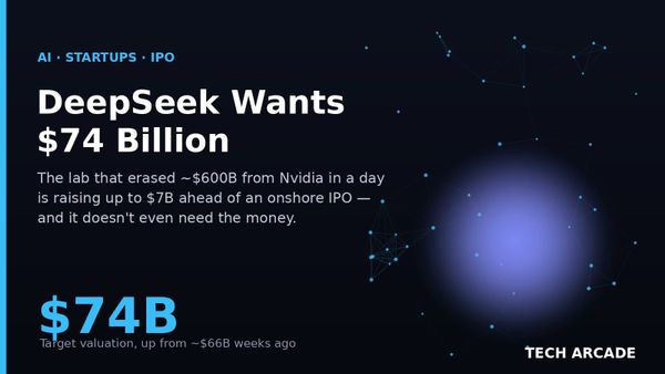 🔥 DeepSeek Erased $600 Billion From Nvidia in a Day — Now It Wants Wall Street to Pay $74 Billion for the Lab That Did It