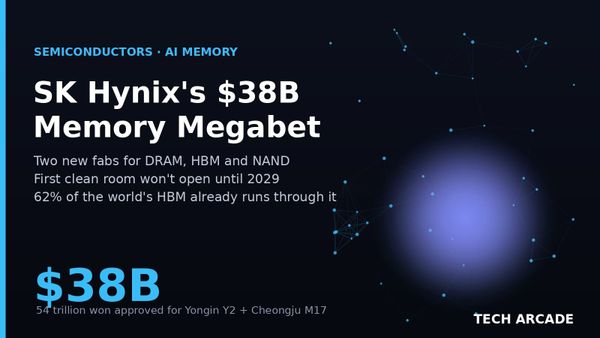 🔥 SK Hynix Just Bet $38 Billion on Two Factories That Won't Make a Chip Until 2029
