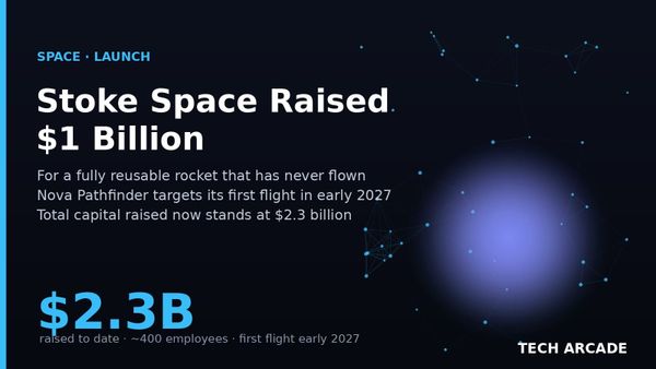 🔥 Stoke Space Just Raised $1 Billion for a Rocket That Has Never Left the Ground