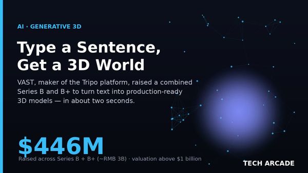 🔥 A Two-Year-Old Startup Raised $446 Million to Turn Your Words Into 3D Objects