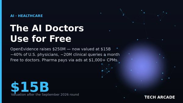🔥 Doctors Pay $0 for the AI Now Worth $15 Billion. Pharma Pays the Rest.