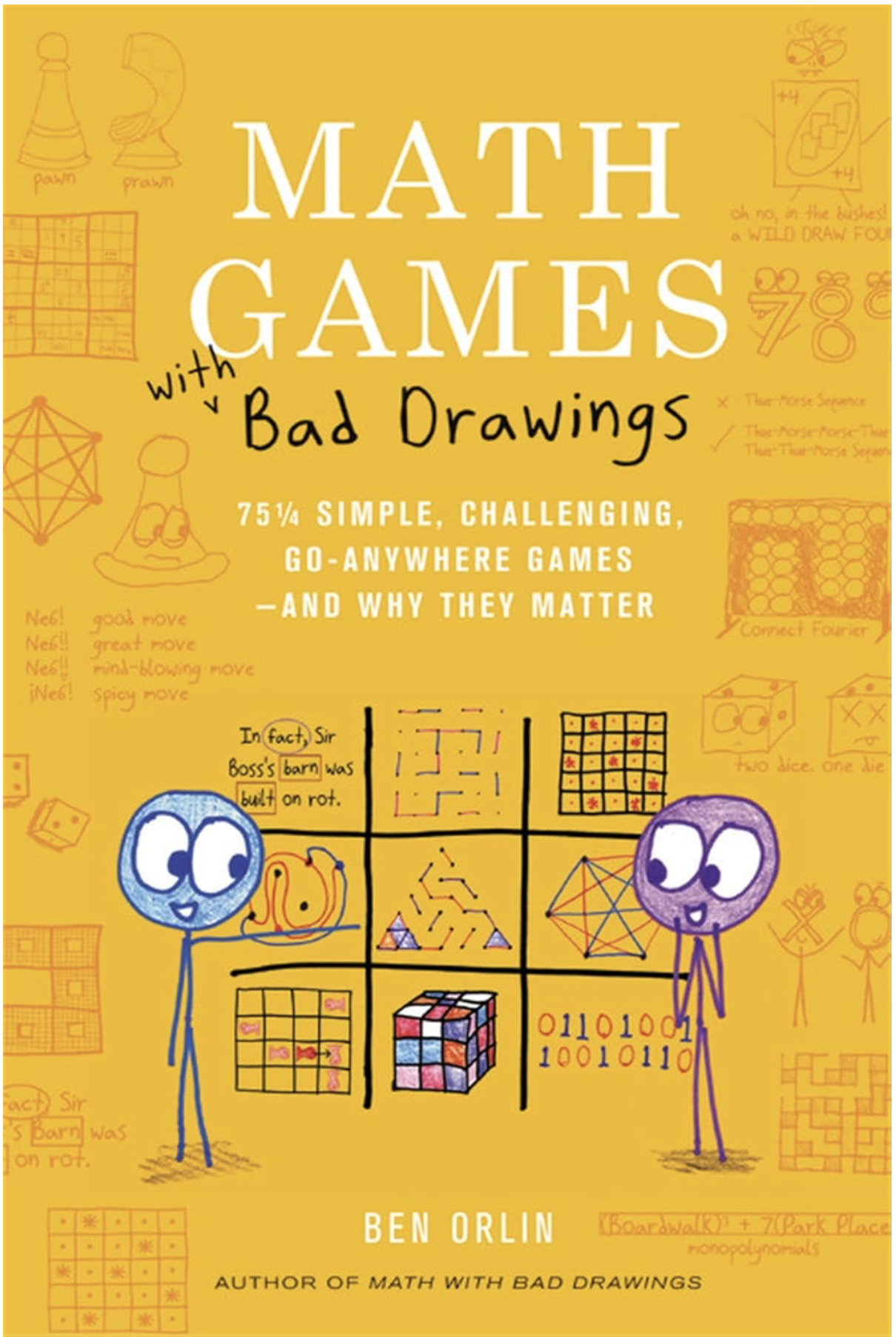 Ben Orwell's Math Games with Bad Drawings book cover