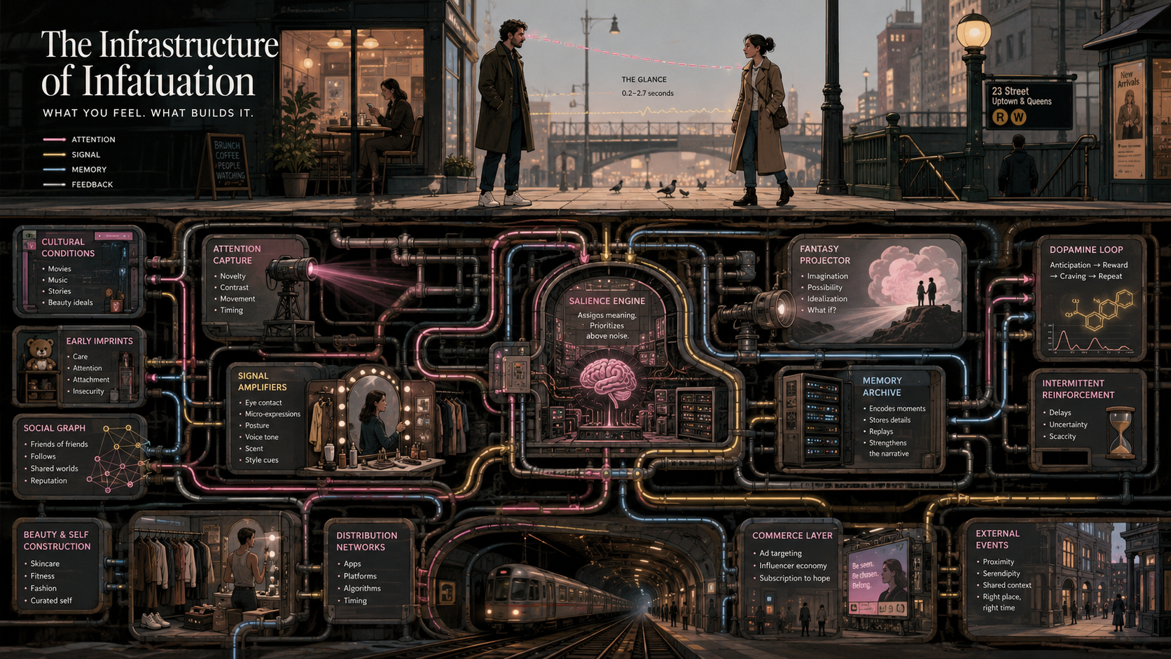 The infrastructures of infatuation