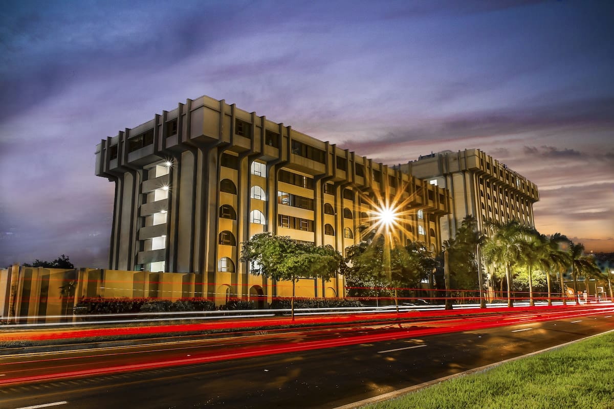 Exterior of Clarion Inn & Suites Miami International Airport — budget hotel near MIA