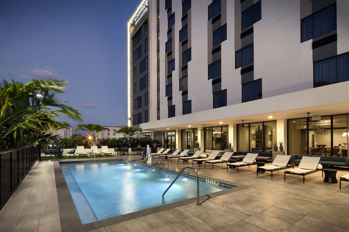Exterior of Comfort Inn & Suites Miami International Airport — budget hotel near MIA