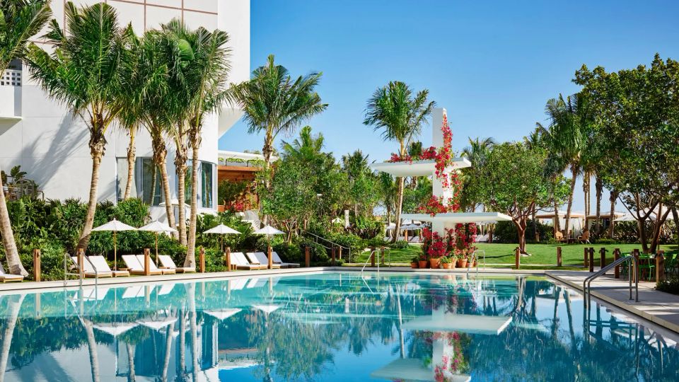 The Miami Beach EDITION hotel pool.