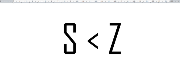 Apologies for the Z. The homogenisation of language.
