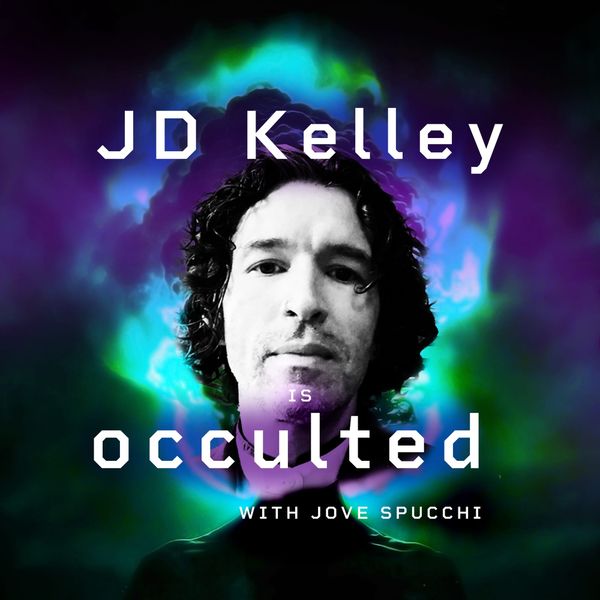 Occulted Podcast Cover with the face of guest JD Kelley