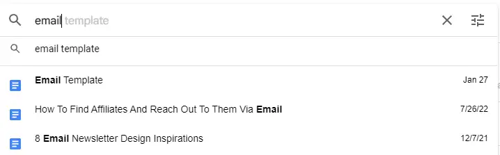How to search in Google Drive