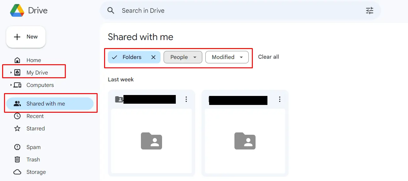 Creating or Uploading Folders to Shared Drive