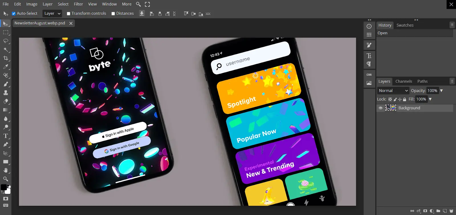 Pics.io digital asset management system: inbuilt editor