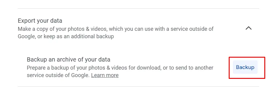 Move Photos from Google Photos to Google Drive