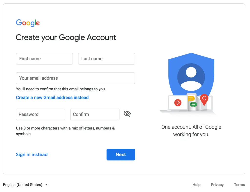 Creating a Google Account - Indiana University Press