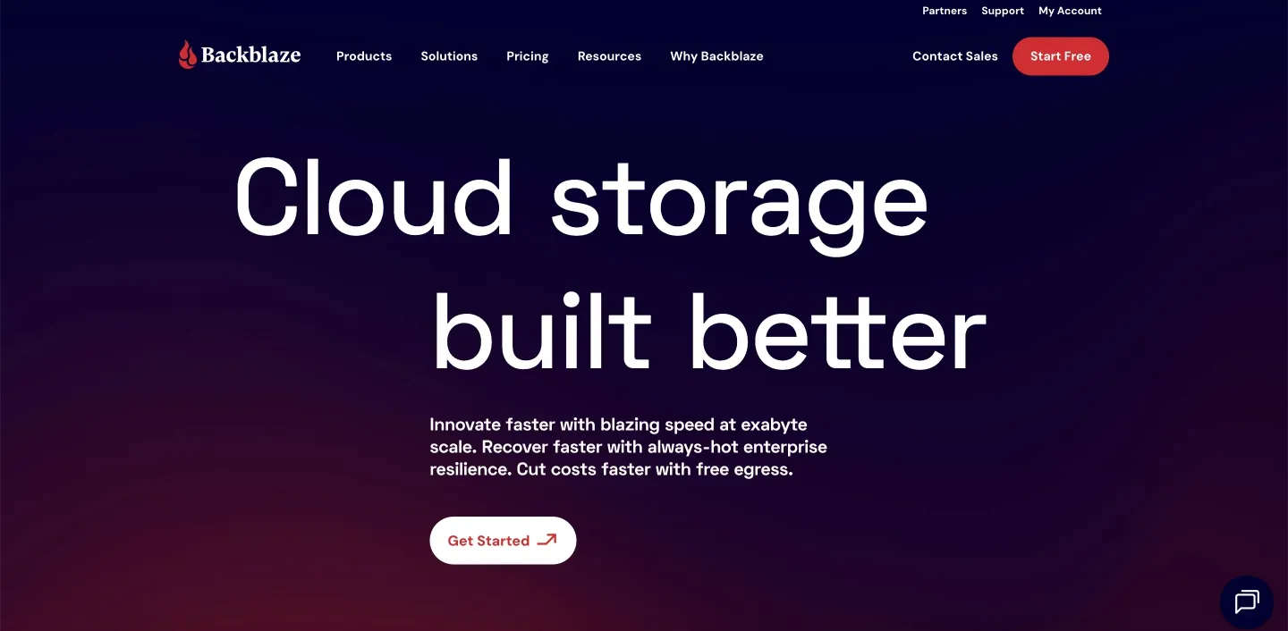 backblaze website