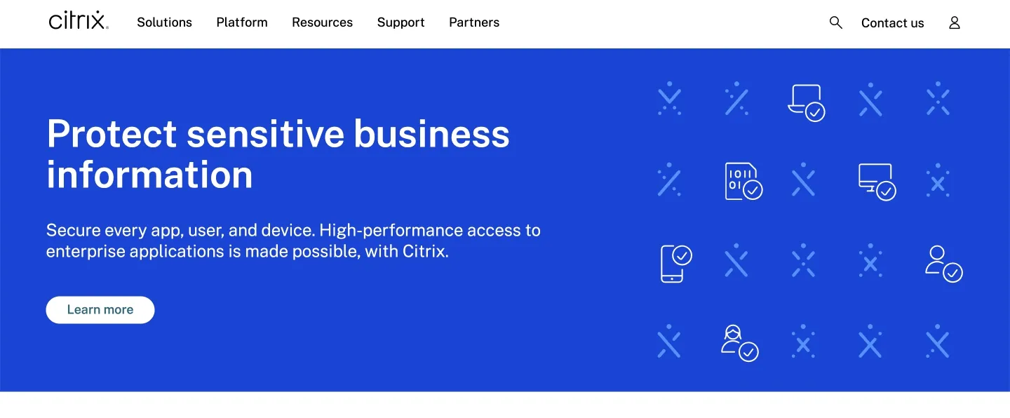 Citrix platform website