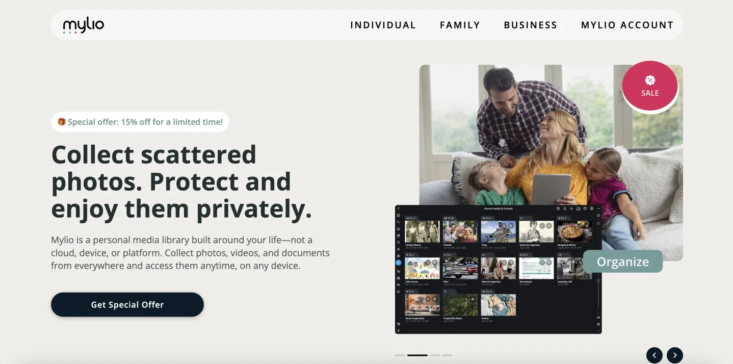 mylio homepage