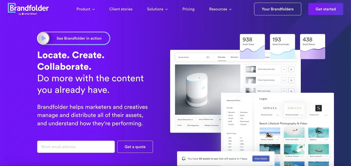 Brandfolder website