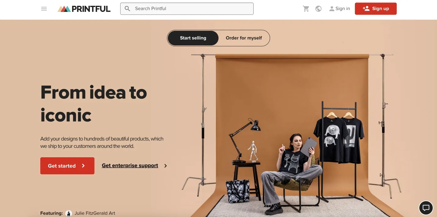printful website