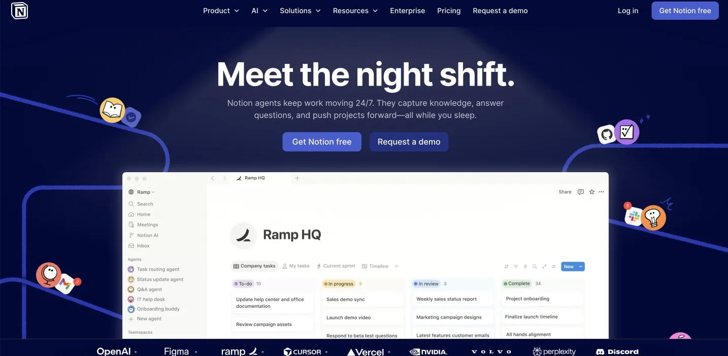 notion website
