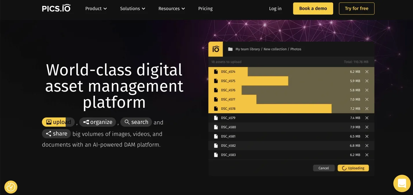 pics.io website