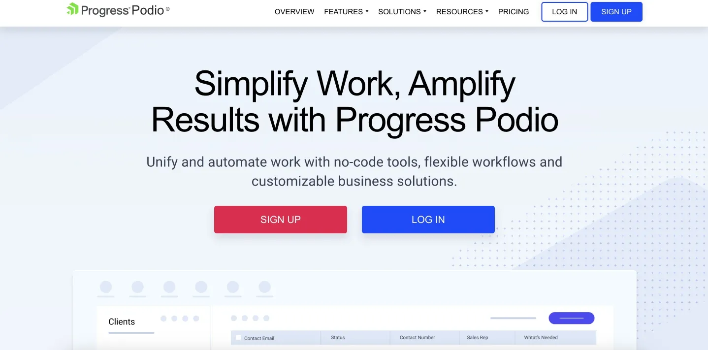 podio website