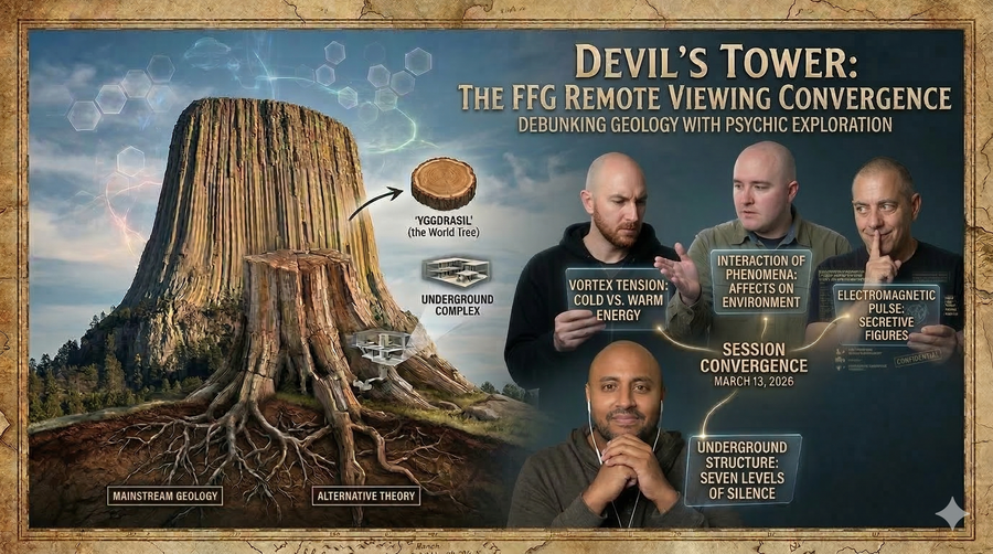 Remote Viewing Devil's Tower (Mateo Tepe): Sacred Energy, Hidden Secrets, and a Warning From the Past