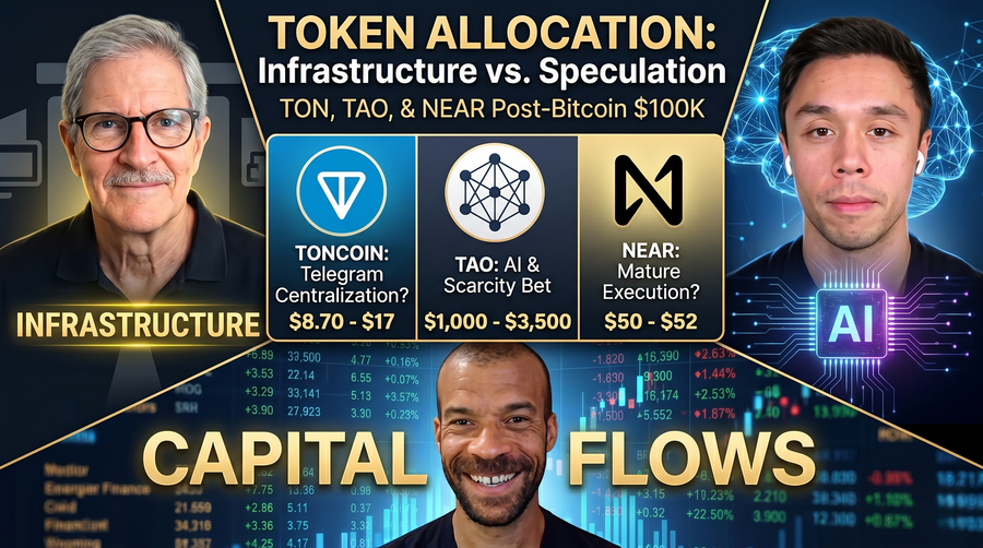 Crypto Masterminds: How TON, TAO, and NEAR Are Being Priced Differently — and Why It Matters