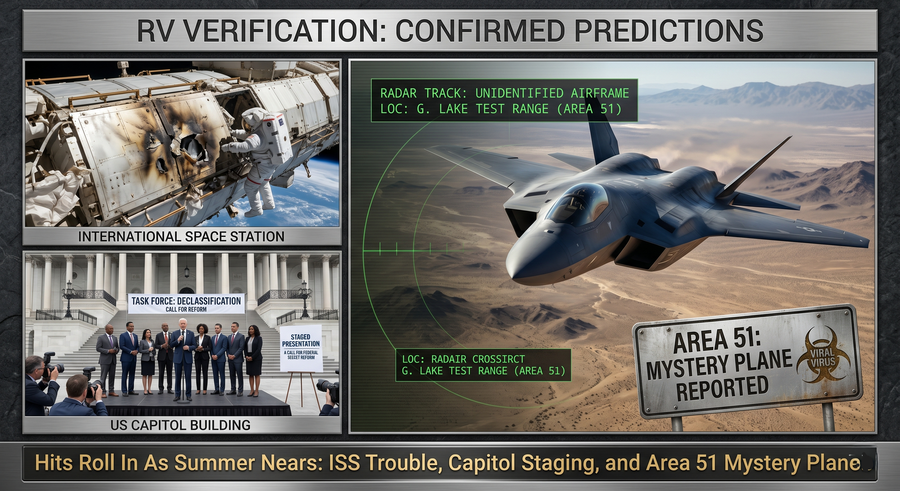 RV Verification: Space Station Evacuation and Events in the Sky