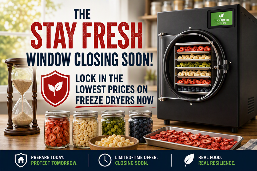 Get Your Stay Fresh Freeze Dryer Before the Harvest: Lock In The Lowest Prices Now
