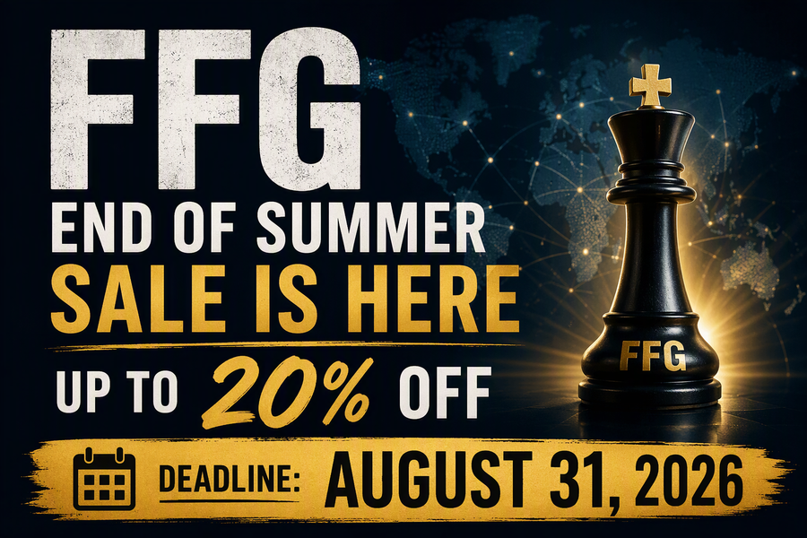 FFG End of Summer Sale is Here - Up to 20% Off