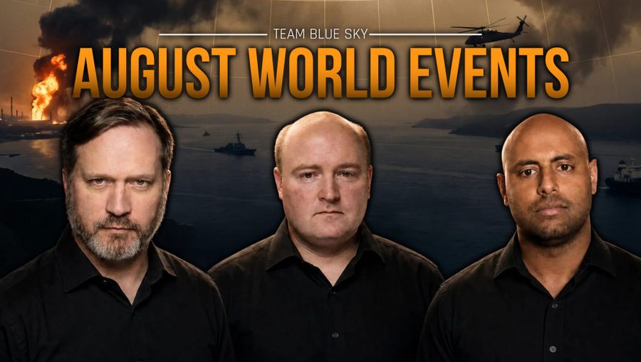 Team Blue Sky's August Read: Assassination Signals, Weather Extremes, and a Middle East Flashpoint