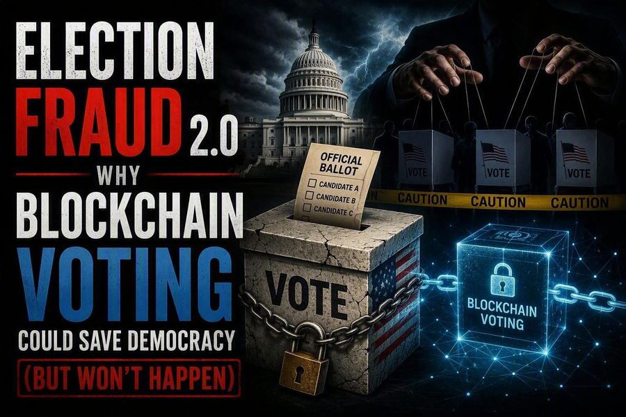 Election Fraud 2.0: Why Blockchain Voting Could Save Democracy (But Won't Happen)