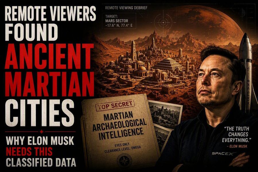 Remote Viewers Found Ancient Martian Cities + Why Elon Musk Needs This Classified Data