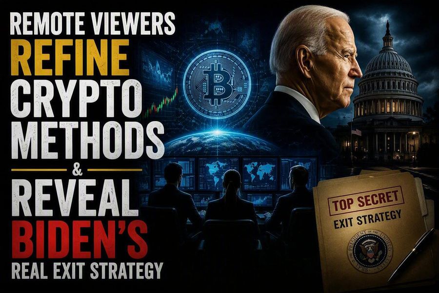 Remote Viewers Refine Crypto Methods & Reveal Biden's Real Exit Strategy