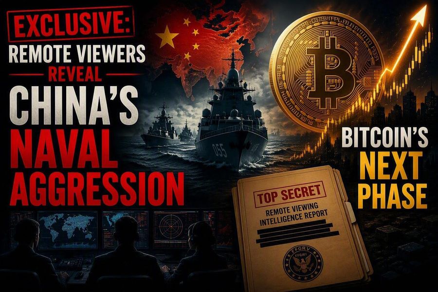 EXCLUSIVE: Remote Viewers Reveal China's Naval Aggression & Bitcoin's Next Phase