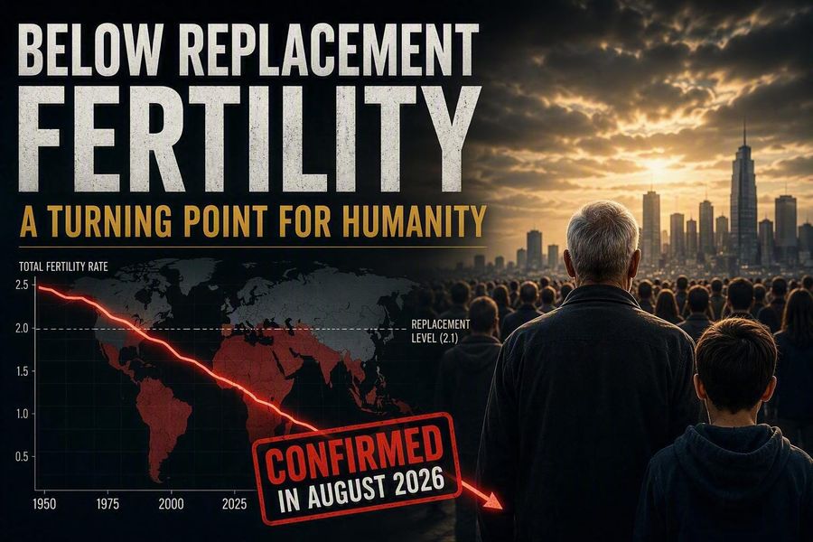 The Real Decarbonization: For the First Time in Recorded History, Humanity Is Not Replacing Itself