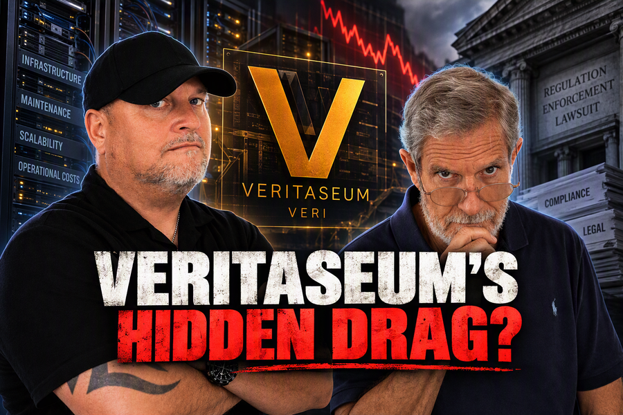 Remote Viewing Veritaseum: Network Bottlenecks and Fragile Sentiments