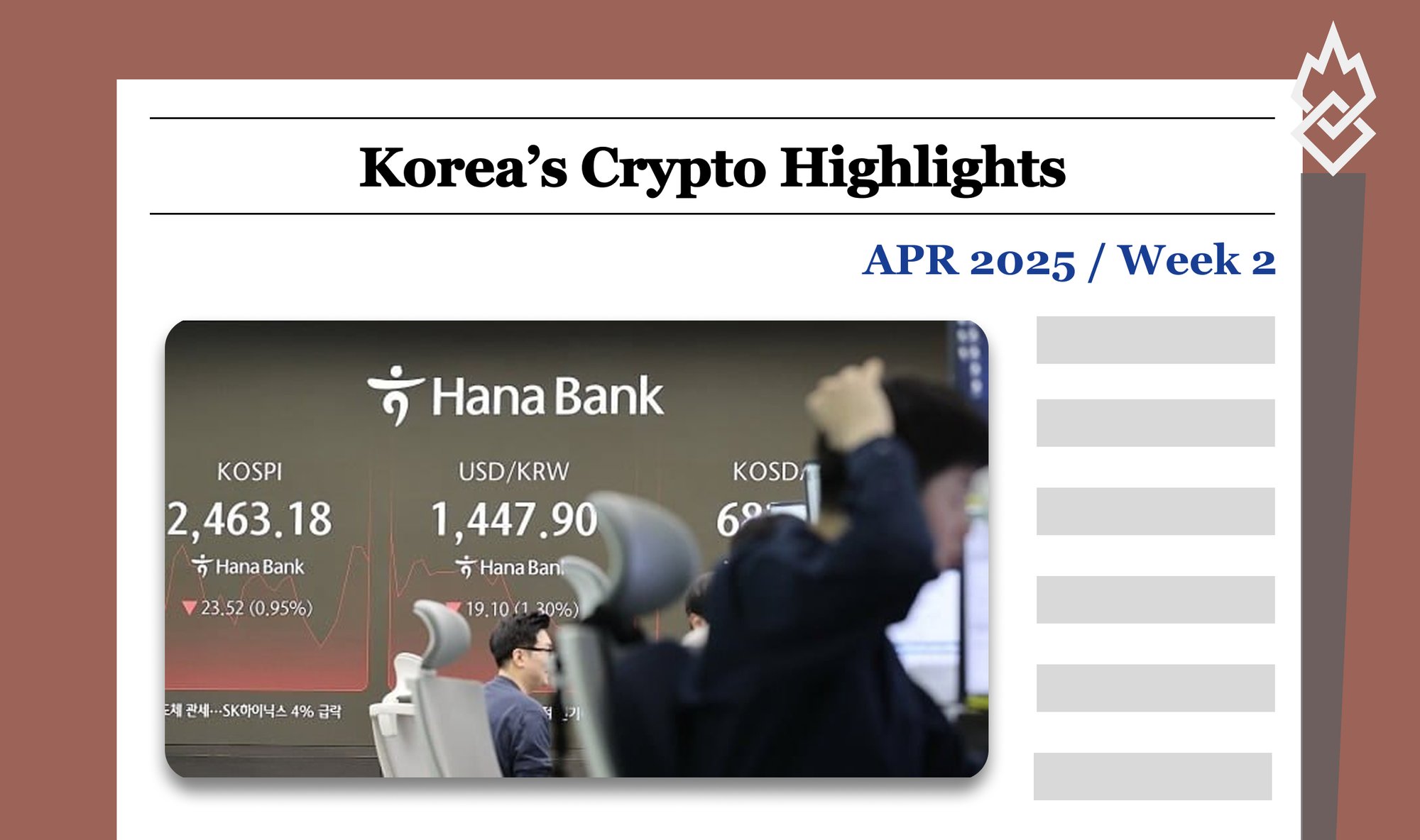 Korean Crypto Sentiment Remains Flat with Weak Momentum
