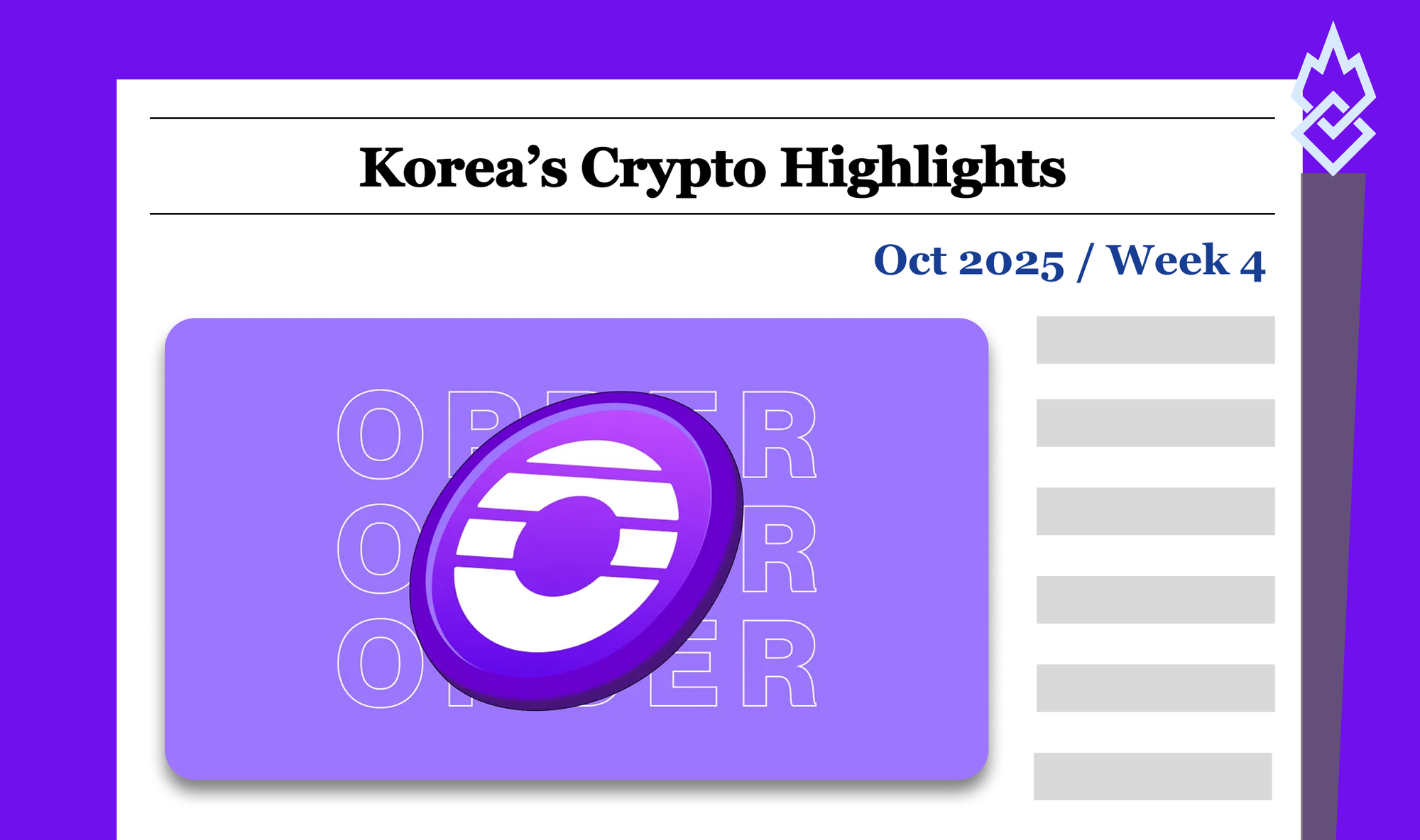Orderly, SynFutures, Virtual, and a Shifting Korean Market Pulse