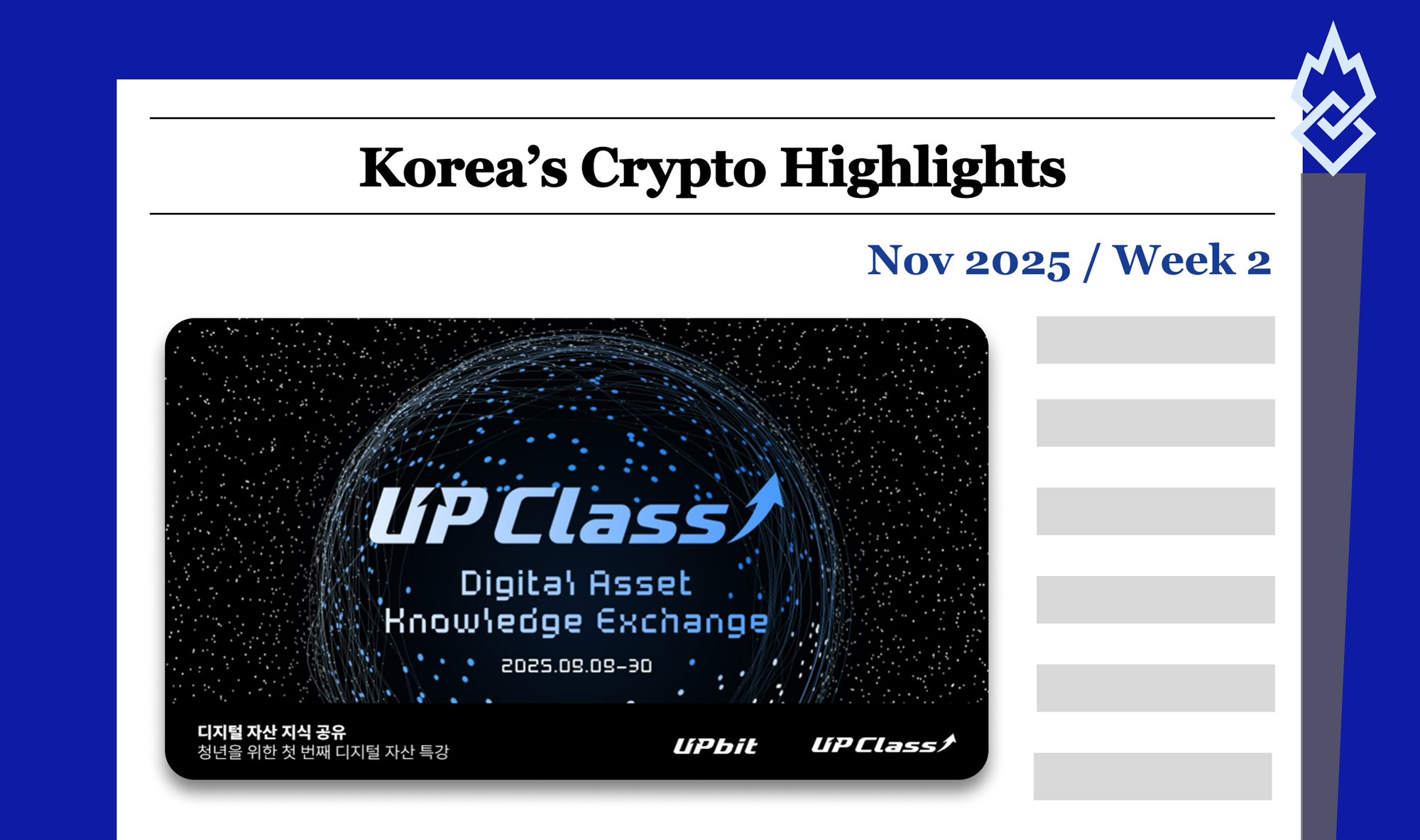 Bybit–Korbit Talks, Tax Delay Rumors, a Week With No New Listings