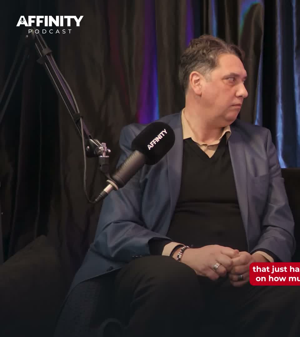 Elliott King discussing brand value in commoditised markets on the Affinity Podcast