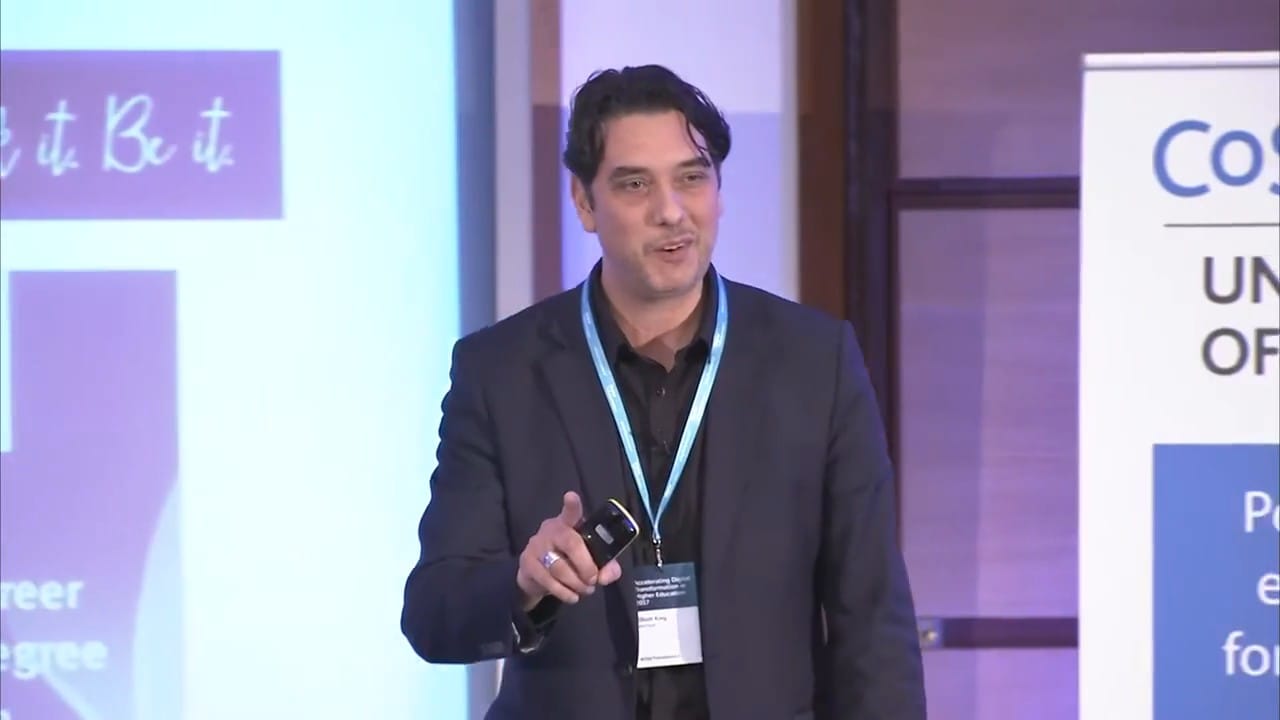 Elliott King on Generation Z student recruitment, University of London 2017 Elliott King speaking about Generation Z student recruitment at the University of London in 2017