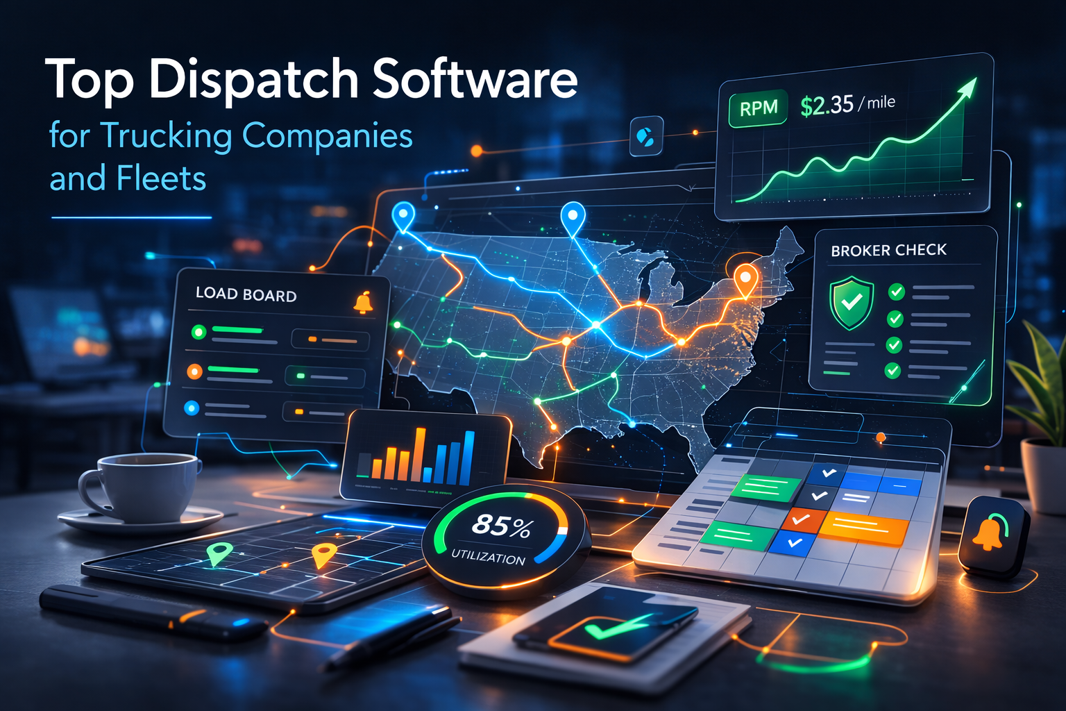 Top Truck Dispatch Software & Tools for Modern Fleets
