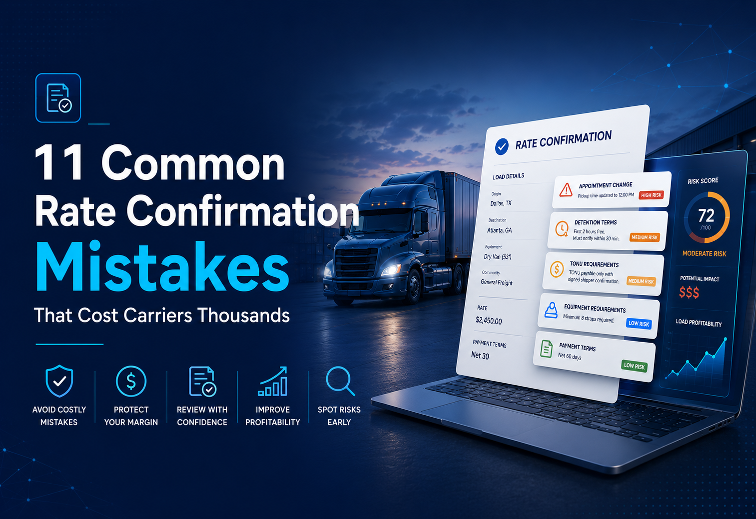 The Most Common Mistakes Dispatchers Miss in Rate Confirmations (And How They Cost Carriers Thousands)