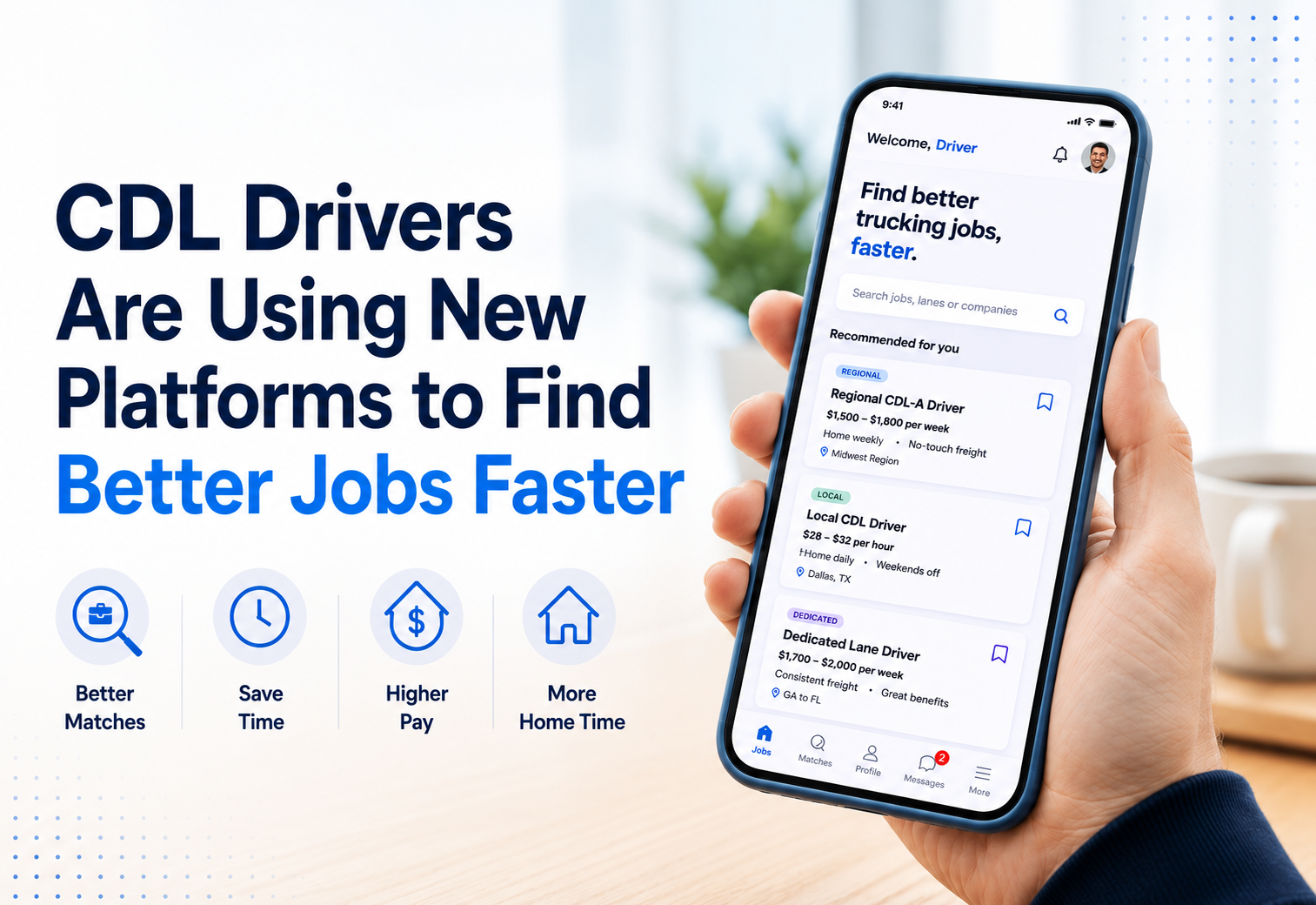 CDL Drivers Are Using New Platforms to Find Better Trucking Jobs Faster