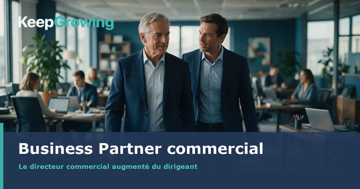Un dirigeant et son Business Partner commercial dans l’open space