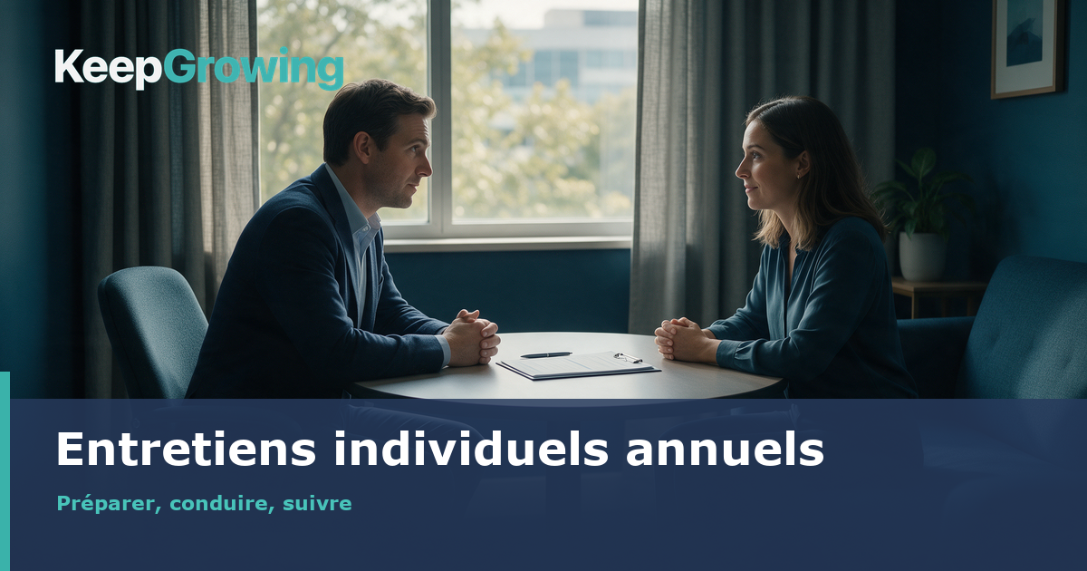 Entretien individuel annuel entre un manager et une commerciale