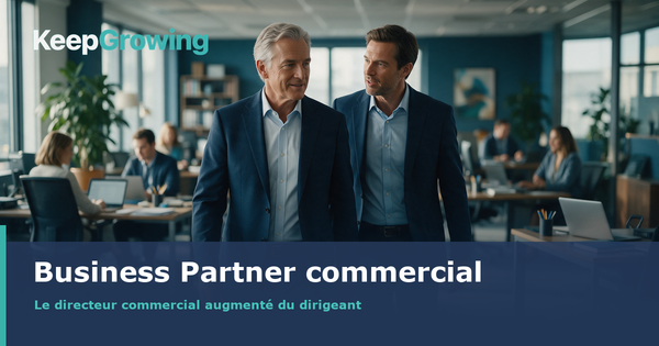Un dirigeant et son Business Partner commercial dans l’open space