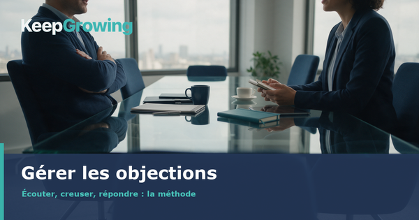 Un acheteur formule une objection face à une commerciale